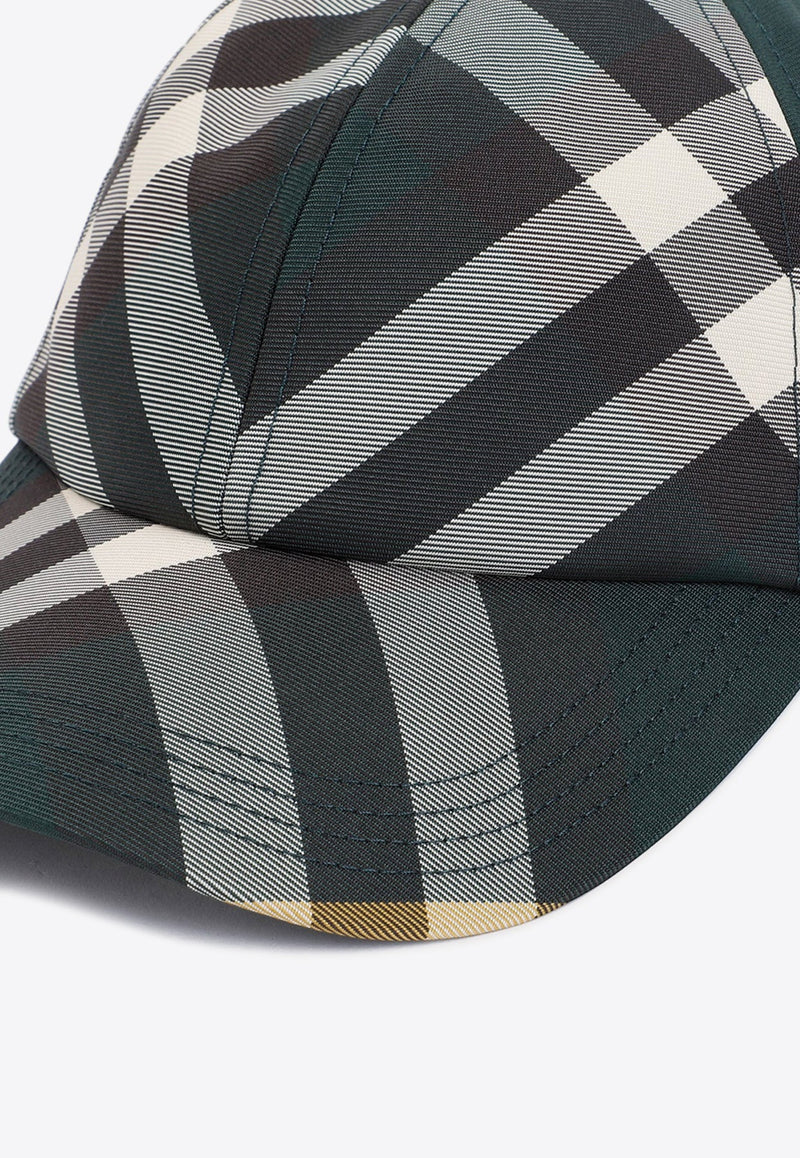 Checked Baseball Cap