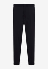 Stretch Wool Track Pants