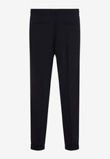 Stretch Wool Track Pants