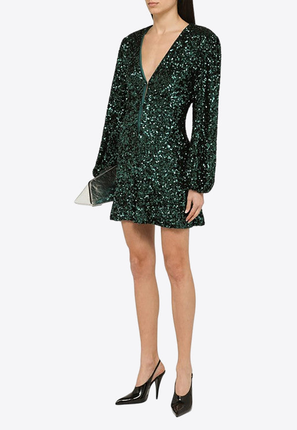 Sequined Mini Dress