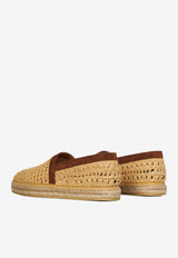 Woven Raffia Espadrilles