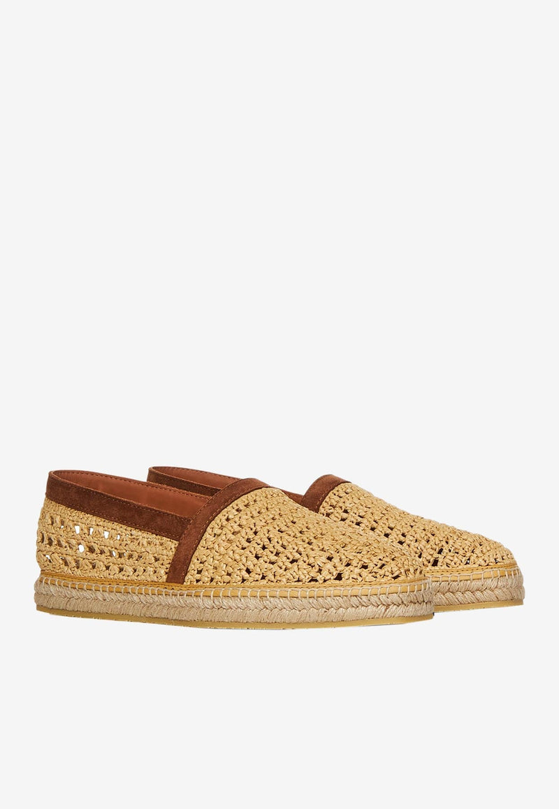 Woven Raffia Espadrilles