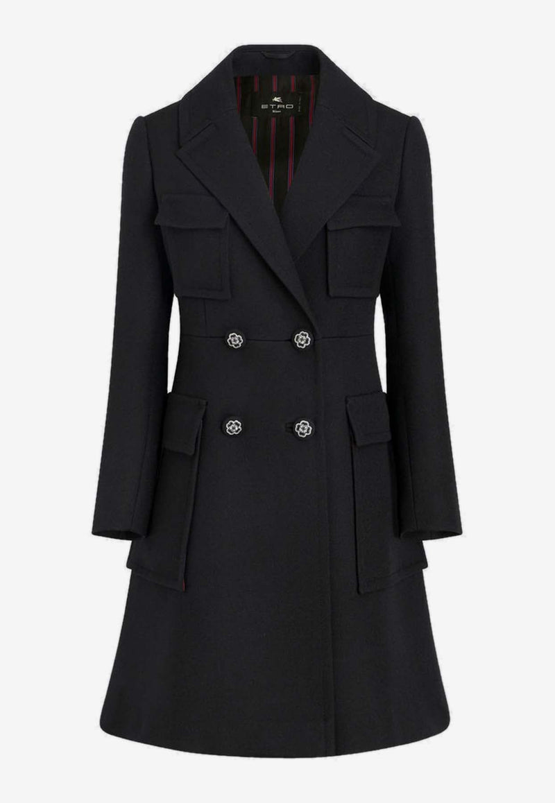 Double-Breasted Wool Coat