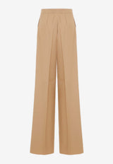 Senna Wool Straight-Leg Pants