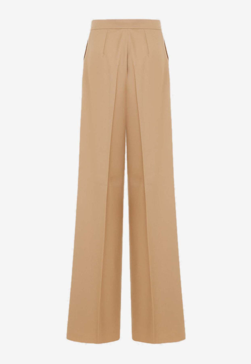 Senna Wool Straight-Leg Pants