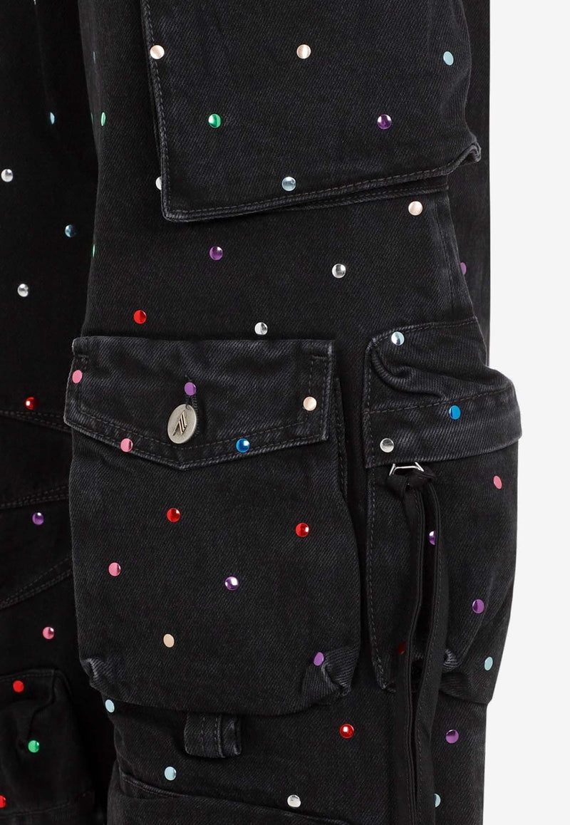 Fern Multi-Studs Cargo Jeans