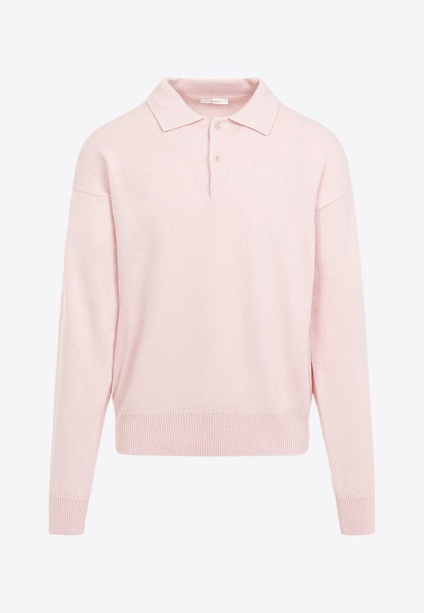 Joyce Long-Sleeved Ribbed Polo T-shirt