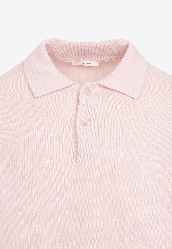 Joyce Long-Sleeved Ribbed Polo T-shirt