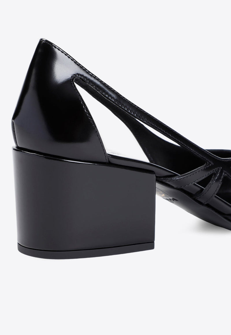 50 Leather Pointed Pumps