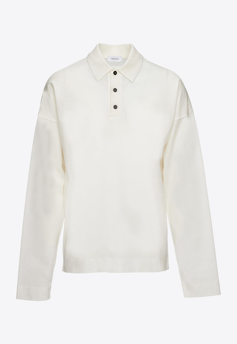 Long-Sleeved Polo T-shirt