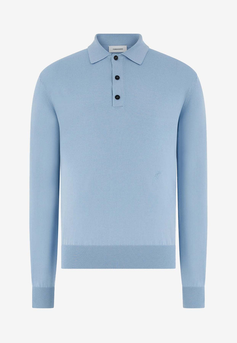 Long-Sleeved Polo T-shirt