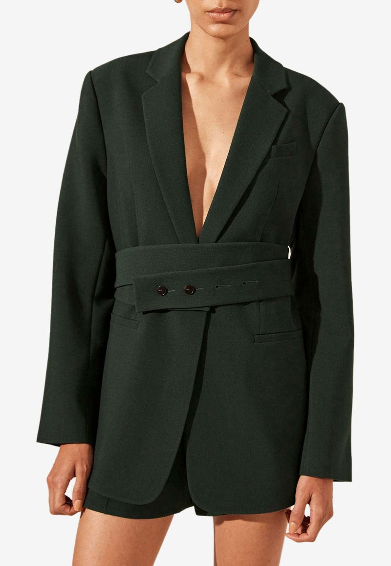 Irena Single-Breasted Oversized Blazer