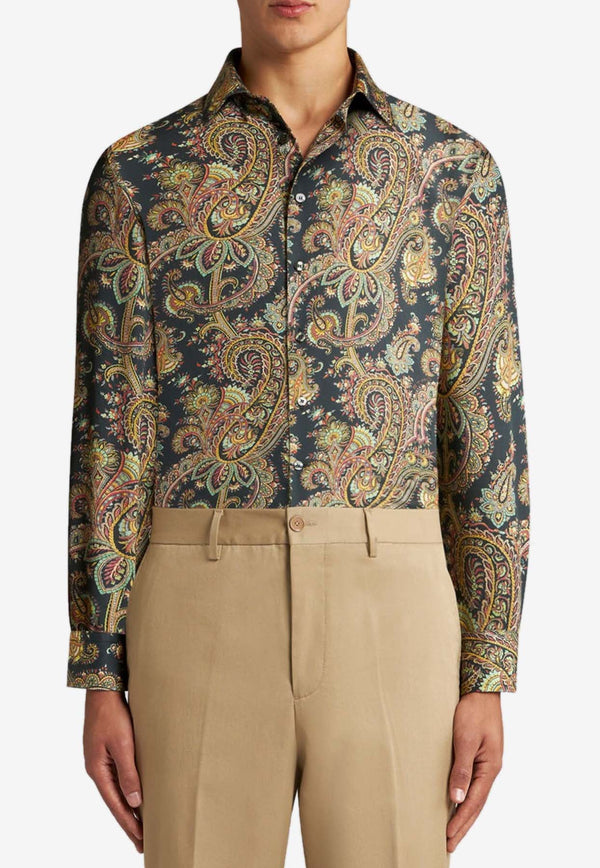 Ornamental Paisley Print Shirt