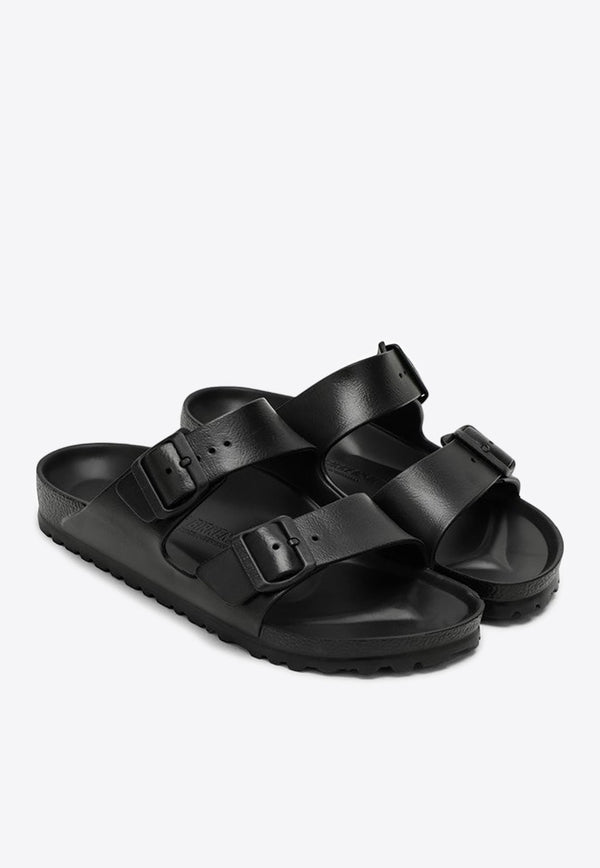 Arizona Double-Buckle Leather Slides