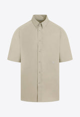 Logo-Embroidered Button-Down Shirt