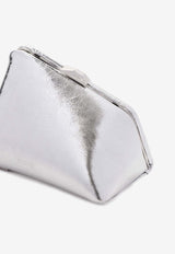 Mini Midnight Clutch in Laminated Leather