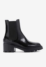 60 Patent Leather Chelsea Boots