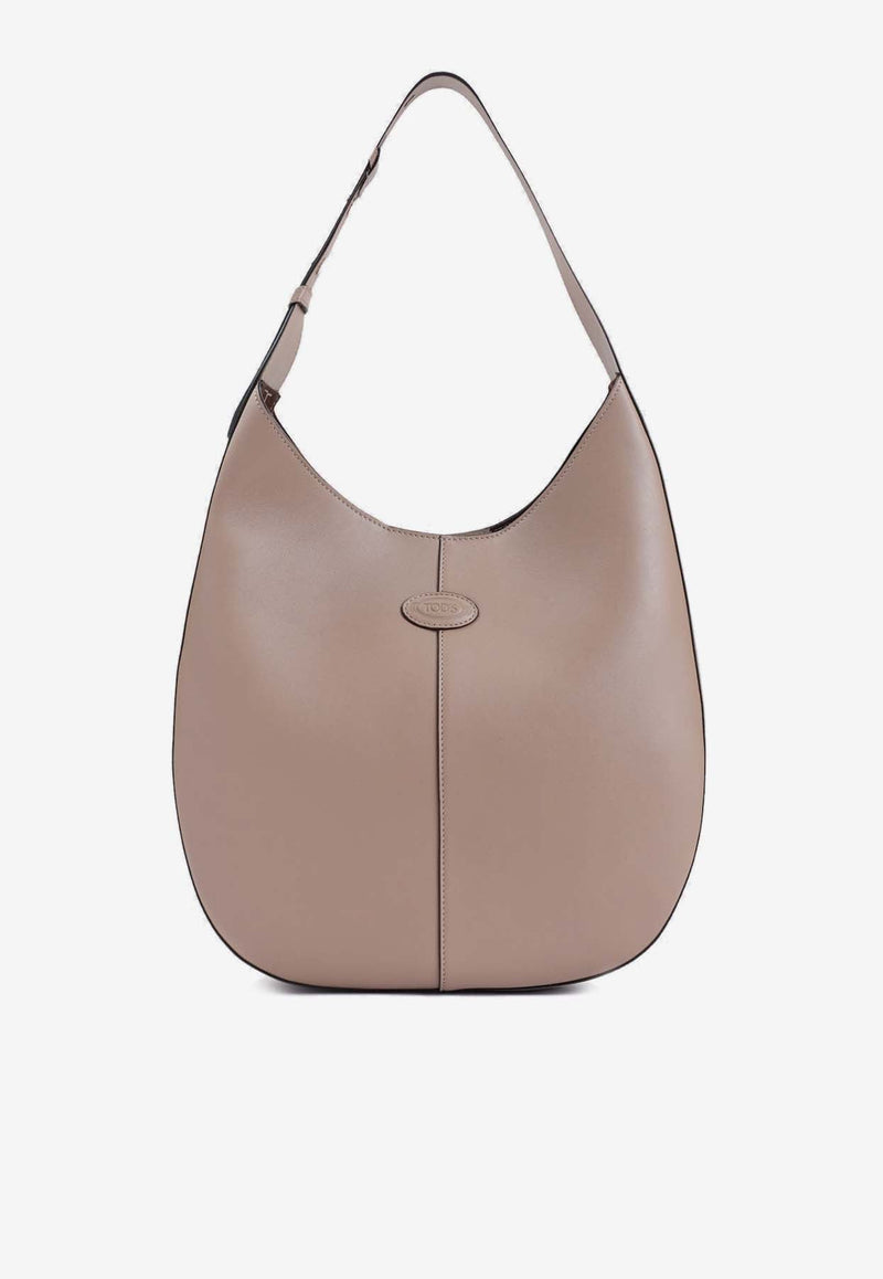 Small Di Hobo Bag in Calf Leather