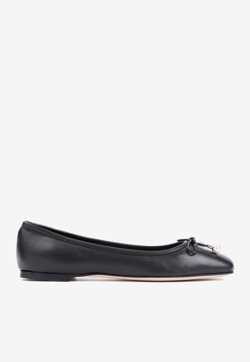 Elme Nappa Leather Ballet Flats