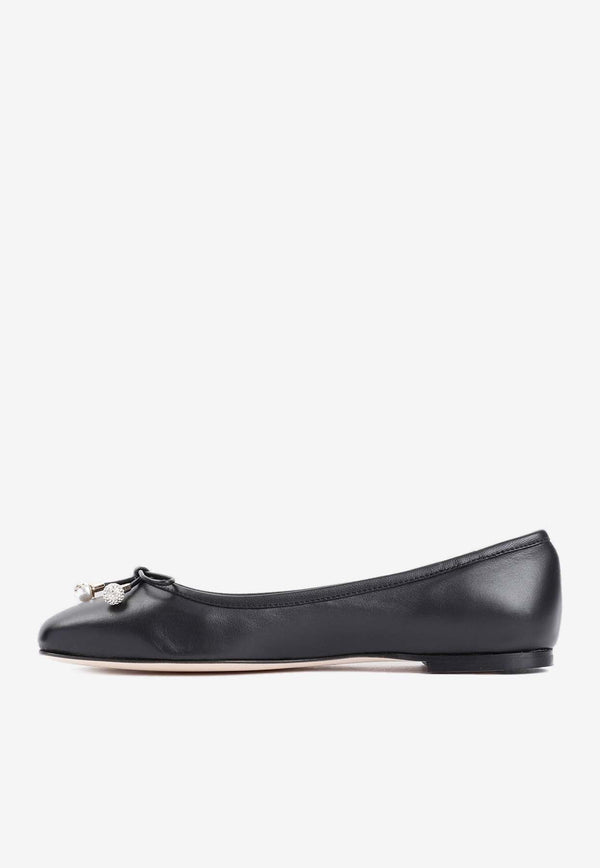 Elme Nappa Leather Ballet Flats