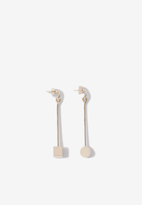 Asymmetric Drop Earrings