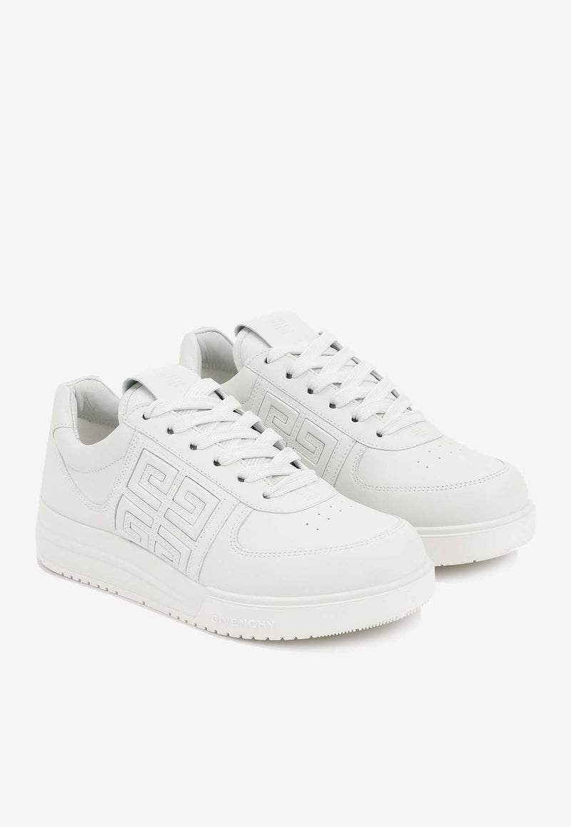 G4 Basket Sneakers in Calf Leather