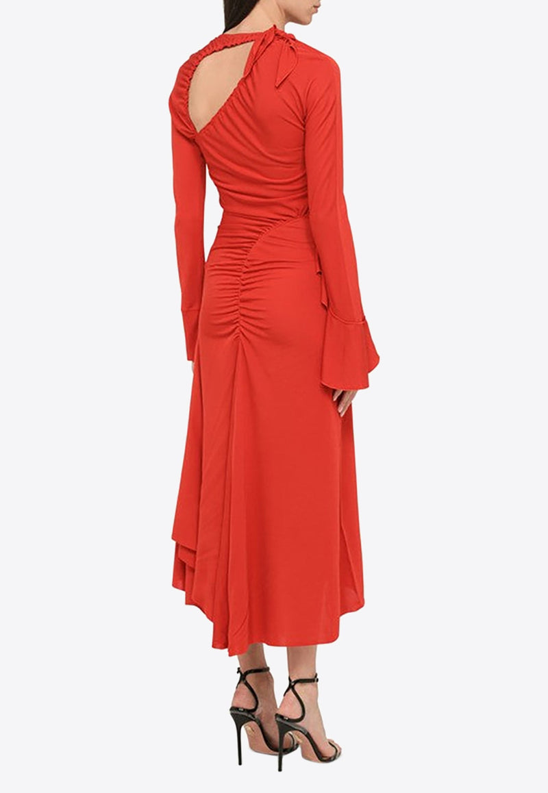 Asymmetric Midi Dress