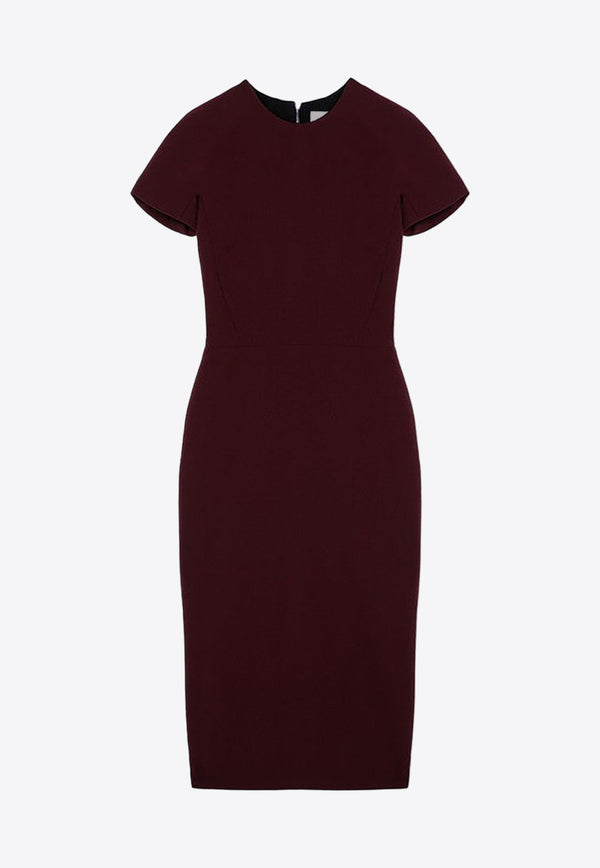 Sheath Crepe Tailored Dress