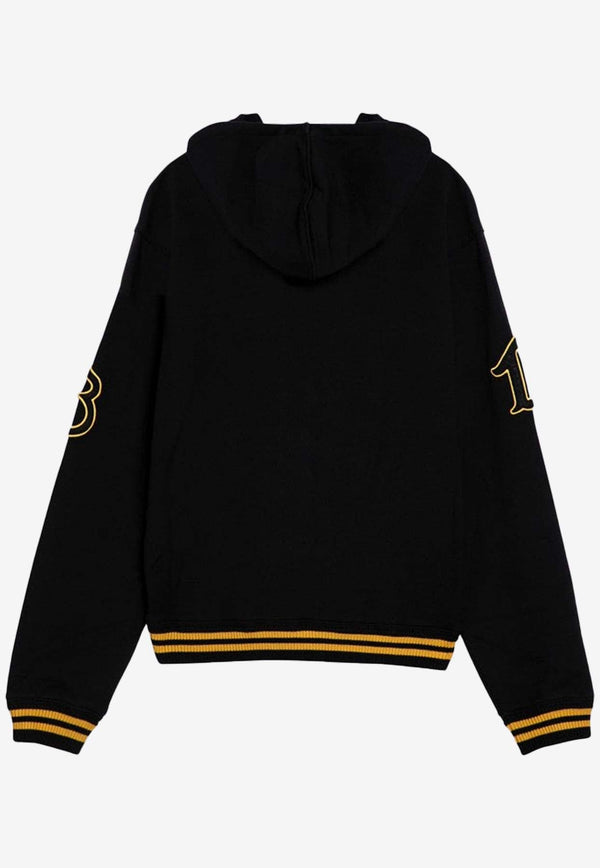 Logo Patch Zip-Up Hoodie