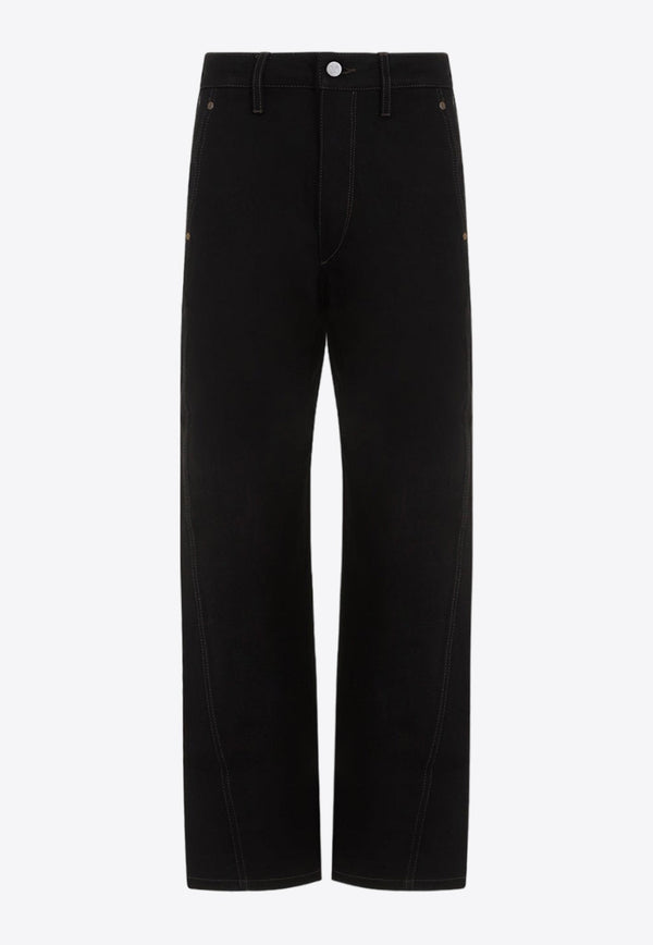 Twisted Straight Pants