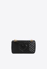 Small GG Marmont Shoulder Bag in Matelassé Leather