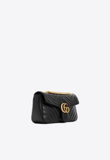 Small GG Marmont Shoulder Bag in Matelassé Leather