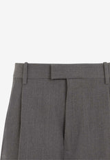 Pleated Wool Pants