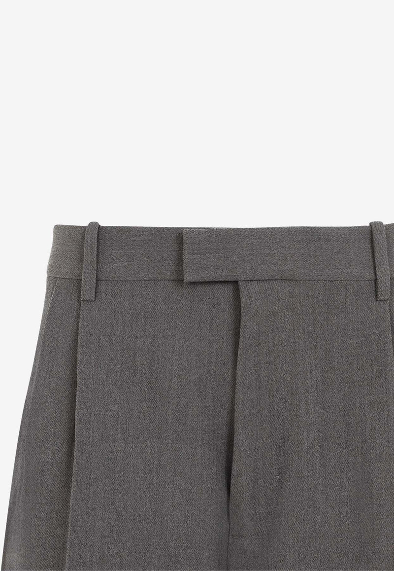 Pleated Wool Pants