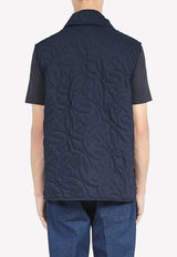 Gancini Monogram Quilted Vest