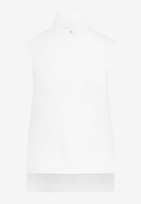Knitted Wool Sleeveless Top