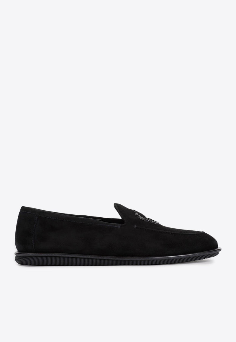 Logo Leather Loafers