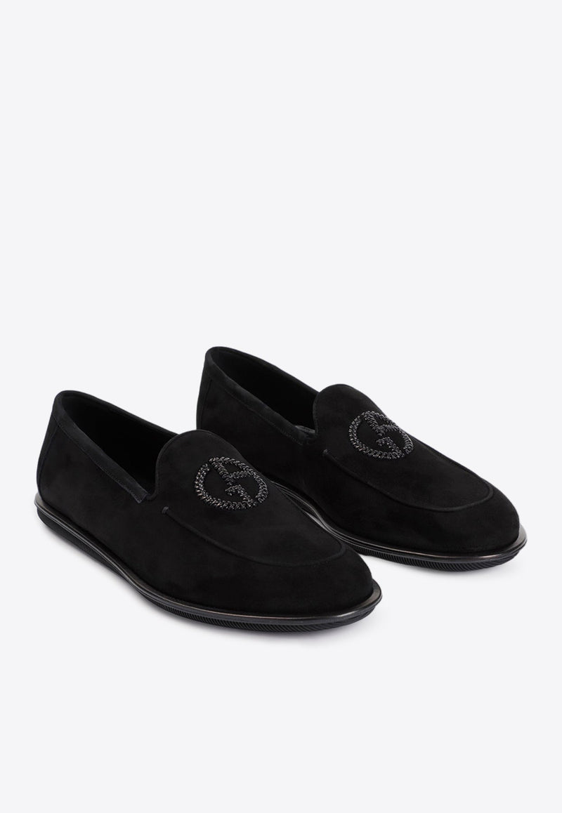 Logo Leather Loafers