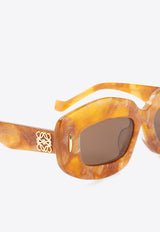 Screen Havana Print Sunglasses