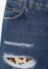 Logo-Plate Straight-Leg Jeans