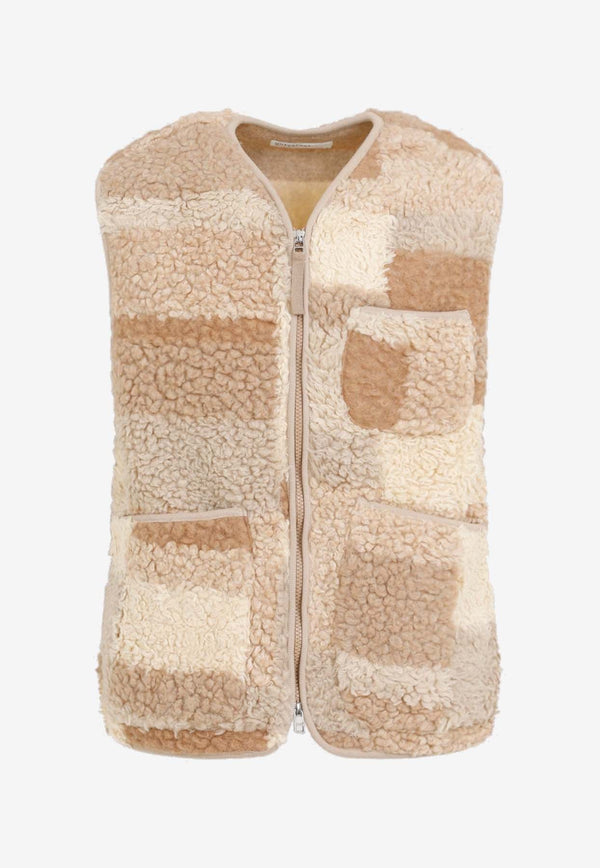 Shearling Zip Gilet