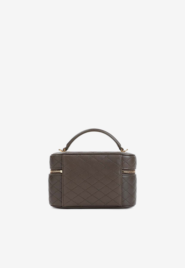 Gaby Vanity Bag in Quilted Leather