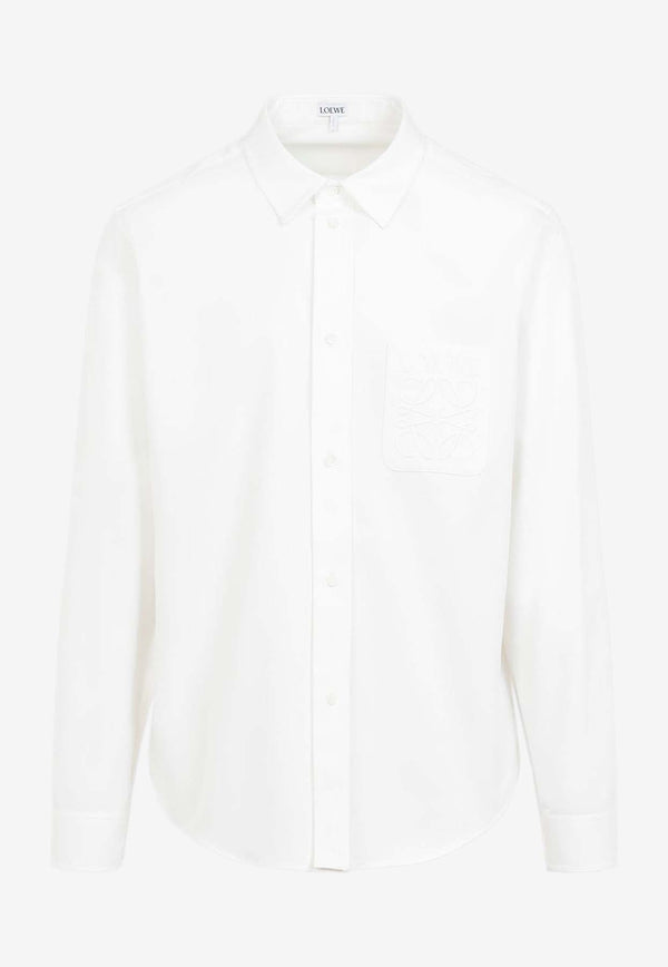 Long-Sleeved Button-Up Shirt