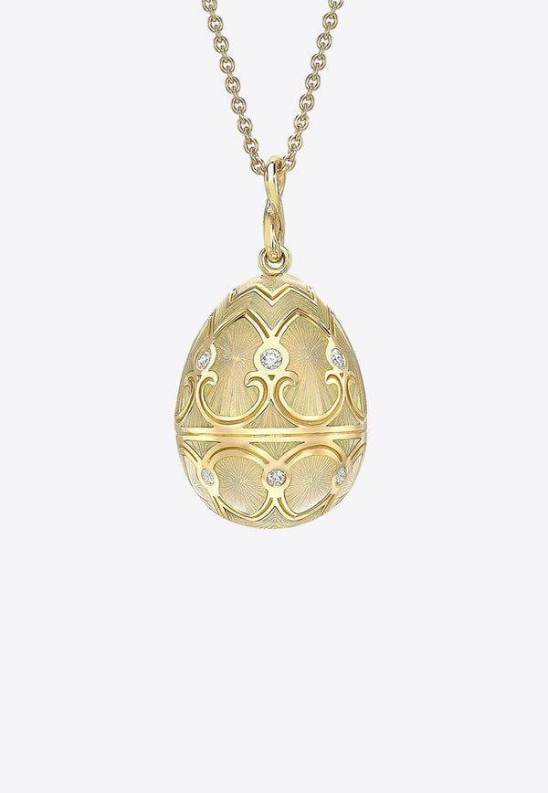 Heritage Egg Pendant Necklace in 18-karat Yellow Gold