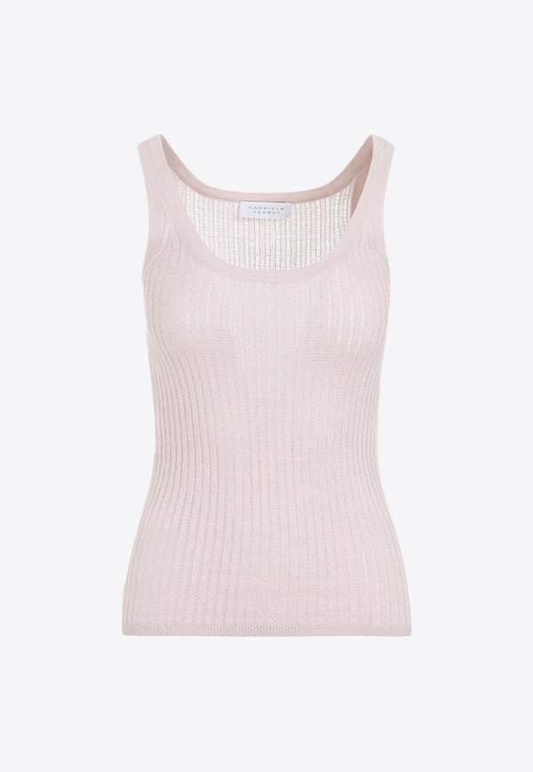Nevin Knitted Pointelle Tank Top