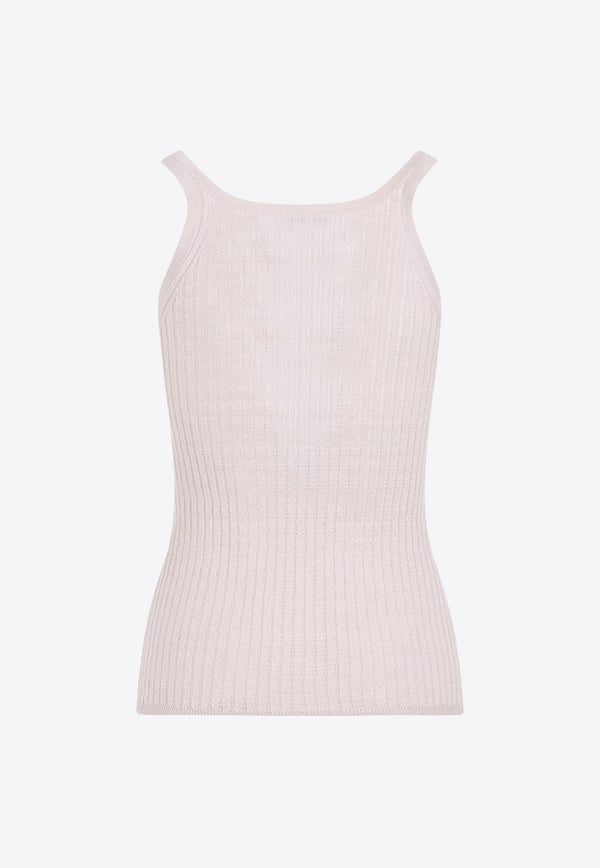 Nevin Knitted Pointelle Tank Top