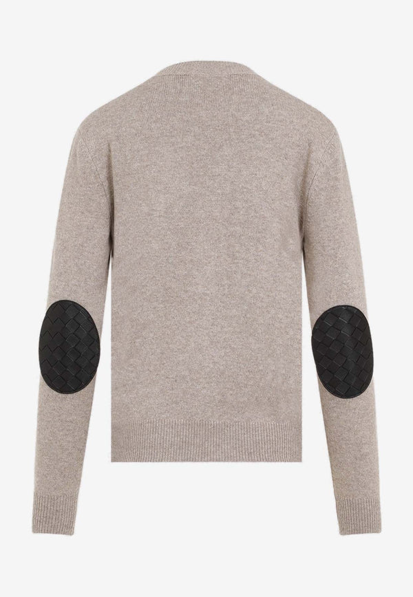 Elbow-Patch Cashmere Sweater