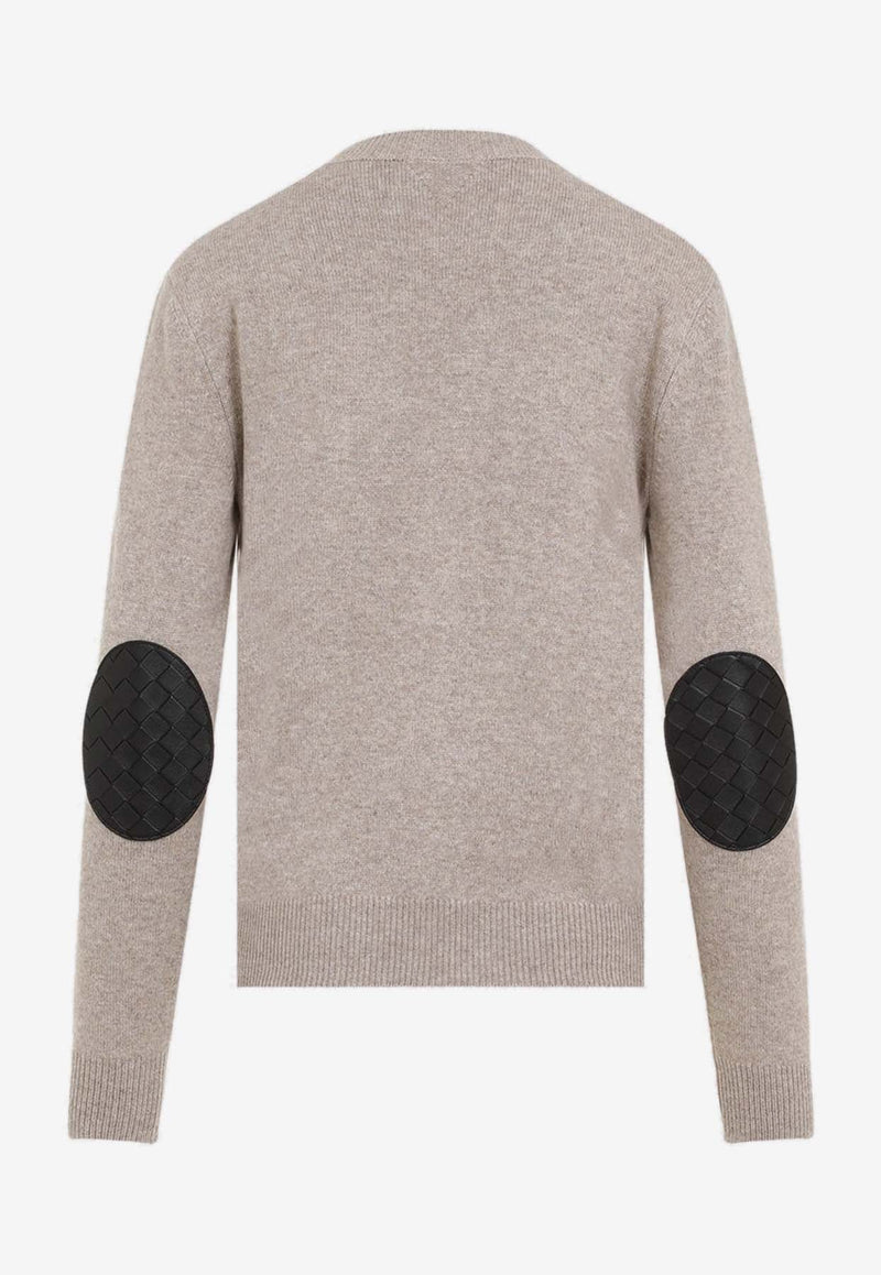 Elbow-Patch Cashmere Sweater