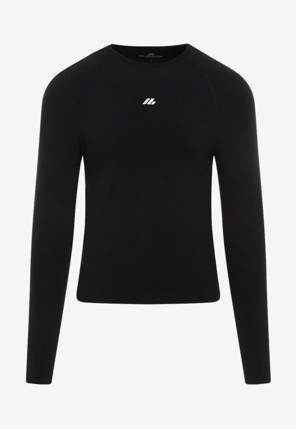 Reflective Logo Long-Sleeved T-shirt