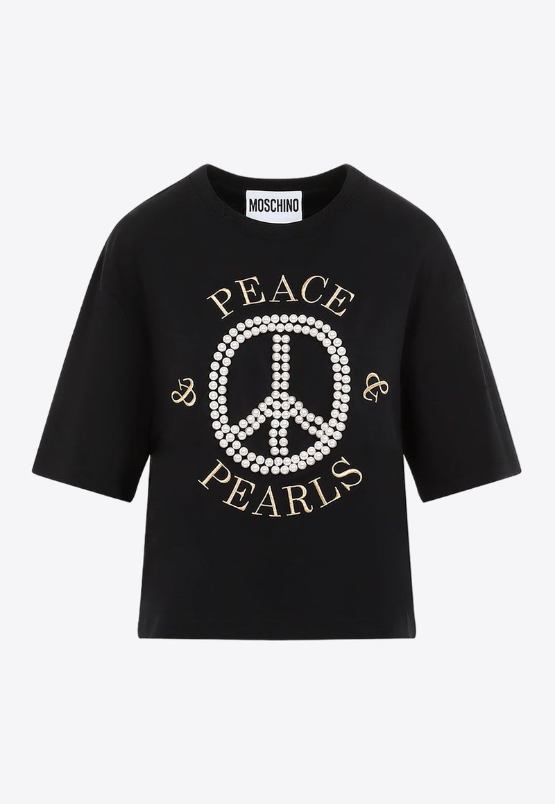 Pearl-Embellished T-shirt